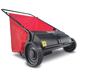 QUADMASTER LAWN SWEEPER with collector Bag